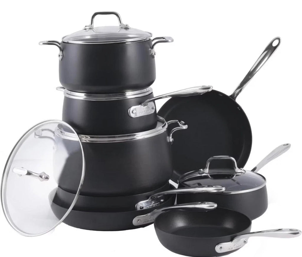 All-Clad HA1 13-PIECE Nonstick Cookware Set Hard Anodized Pots & Pans BRAND NEW