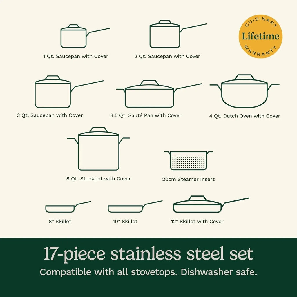 Cuisinart 77-17N Chef's Classic Set - 17 Piece